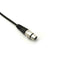 Acoustic XLR Female To Male Splitter Audio Adapter Cable With Nylon Sheath