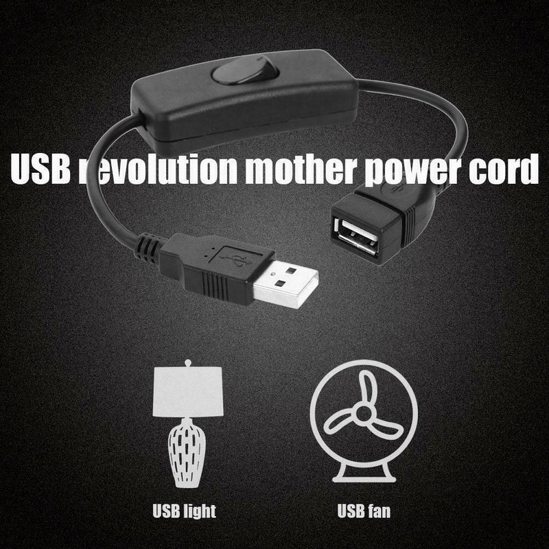 USB ON OFF Switch Cable USB 2.0 Male to Female Extension Extender Cable