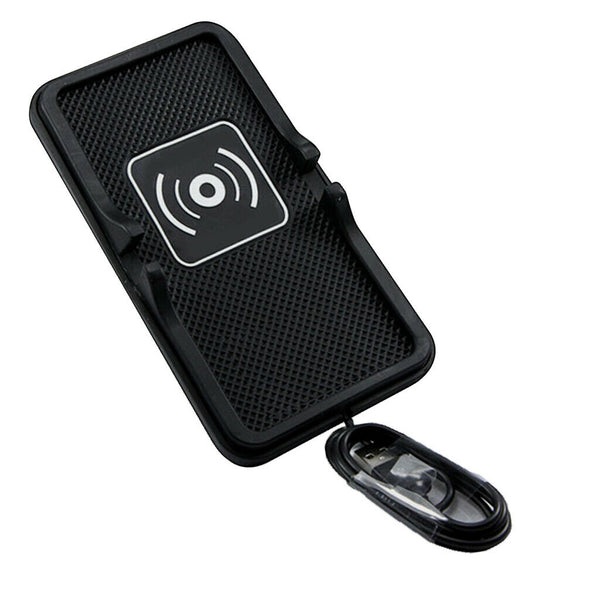 Qi Wireless Car Charger Dashboard Phone Holder Pad Dock Universal Charging