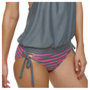Sexy Women Striped Splicing Spaghetti Strap Bikini Swimwear Swimsuit Beachw
