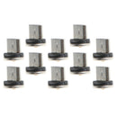 10x Micro USB Magnetic Tips Cord Magnet for Cellphone Headset Flashlight