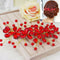 Women's Red Flower Wedding Bridal Party Accessary Hair Pin Clip Jewelry Deluxe