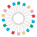 1 Box (100pcs) 2 Inch Assorted Color Plastic Head Pins Baby Safety Pins Dia G9T5