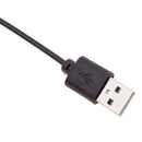 2pcs USB to 3.5x1.35mm Barrel Connector 5V DC Power Cable Jack Male, 1m/3ft