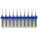 10pcs 1.5mm Tungsten Steel PCB Carbide End Mill Printed circuit board new FKT
