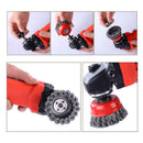 Durable Twist Knot Semi Flat Wire Wheel Cup Brush Angle Grinder Tool K DPQ