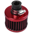 12mm Oil Crankcase Valve Breather Air Filter Fuchsia E4W9