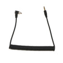 3.5mm to Male Flash PC Sync Cable Cord with Screw Lock for CANON 7D 5D II 1D 1DS
