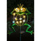 Solar Path Lights Outdoor Decorative Metal Frog Stake with 10 LEDs Globes for