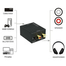 Digital Signal to Analog Audio Converter Coaxial Decoder+USB Cable A