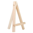 4 By 4 Inch Mini Canvas And 8*16cm Mini Wood Easel Set For Painting Drawing