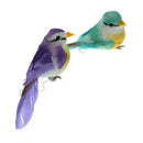 4pcs Artificial Mini Birds Handmade Kid Craft Home Photograph Party Wedding