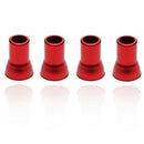 4x Aluminium Car Tire Wheel Tyre Valve Stems Hex Caps+Sleeve Covers Accessories