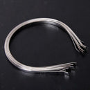 10pcs 6mm Blank Plain Metal Headbands Hair Band Hair Accessories DIY Craft