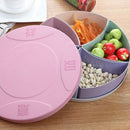 Home Compartment Dried Fruit Multi-Grain Candy Box Food Fruit Lunch Box Sto