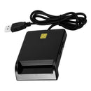 Standard DOD Military USB 2.0 SIM eID ID Bank CAC Smart Card Reader Writer
