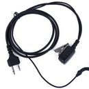 2 Pin PTT Ear Hook Earpiece Earphone MIC For MIDLAND Walkie Talkie G6/G7/G8 G6W6