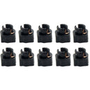 10 Pieces Auto Car Instrument Panel Lamp Dash Light T5 Twist Lock Sockets Base
