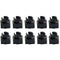 10 Pieces Auto Car Instrument Panel Lamp Dash Light T5 Twist Lock Sockets Base