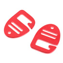 2Pieces Tension Lock Metal Hook Webbing Buckle for Backpack Strap Webbing 25mm