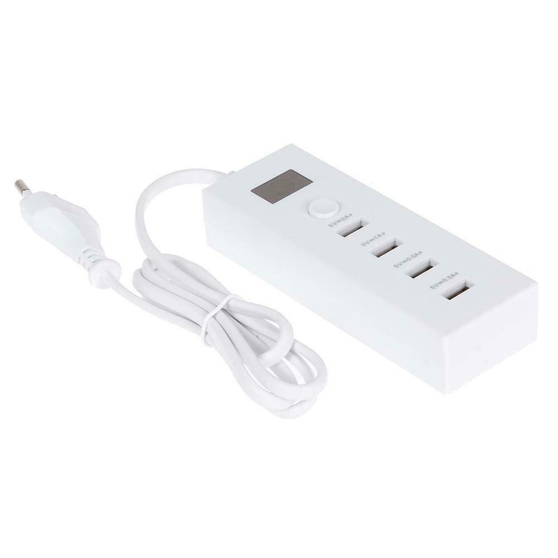 USB 4 Port Multifunction Charger Quick Charging 5V 2A Extension Socket(EU)