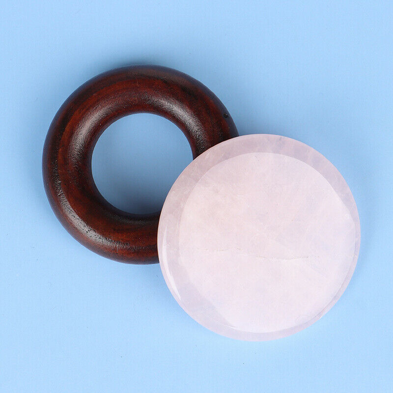 False Eyelash Pink Jade Stone Glue Adhesive Pallet Round Shape yelash Extens Kw