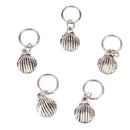 35x  Star Rose Feather Leaf Shell Hair Pierced Dreadlock Hair Clip Accessory3cN
