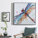 5D Diy Diamond Painting Partial Special Shaped Diamond Embroidery Dragonfly