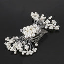 Crystal Flower Faux Rhinestone Wedding Bridal Flower Hair Clip Hairpin Part