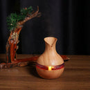 Ultrasonic Mini Wooden Aromatherapy Humidifier 7Color LED Light Diffuser/1