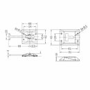 Easy Install T Shaped Buckle RV Stainless Steel Truck Door Hook With Bracket