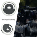 LED Selfie Ring Light Macro Flash Light for Mobile Phone Camera (Black)