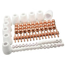 85Pcs PT-31 LG-40 Air Plasma Cutter Extend Consumables Fit LGK-40, CT312