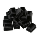 20 pcs Plastic Rectangular End Cap 30mm x 20mm Threaded Pipe Tube Insert Ru D1N3