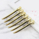 12Pcs Salon Hair Styling Clips Sectioning Alligator Hair Plastic Clip Golde