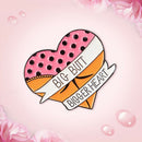 Fashion Love Letters Enamel Brooches Badges Unisex Shirt Collar Scarf Pins A