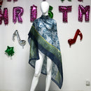 Women Ethnic Lightweight Winter Shawl Blanket Infinity Scarf Floral Printed Wrap