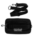 Portable 27cm Durable Caddy Golf Club Carrier Bag with Shoulder Belt Black