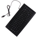 Quiet Mini 97 Keys Mini Multimedia USB Wired Keyboard For Laptop PC Office FT
