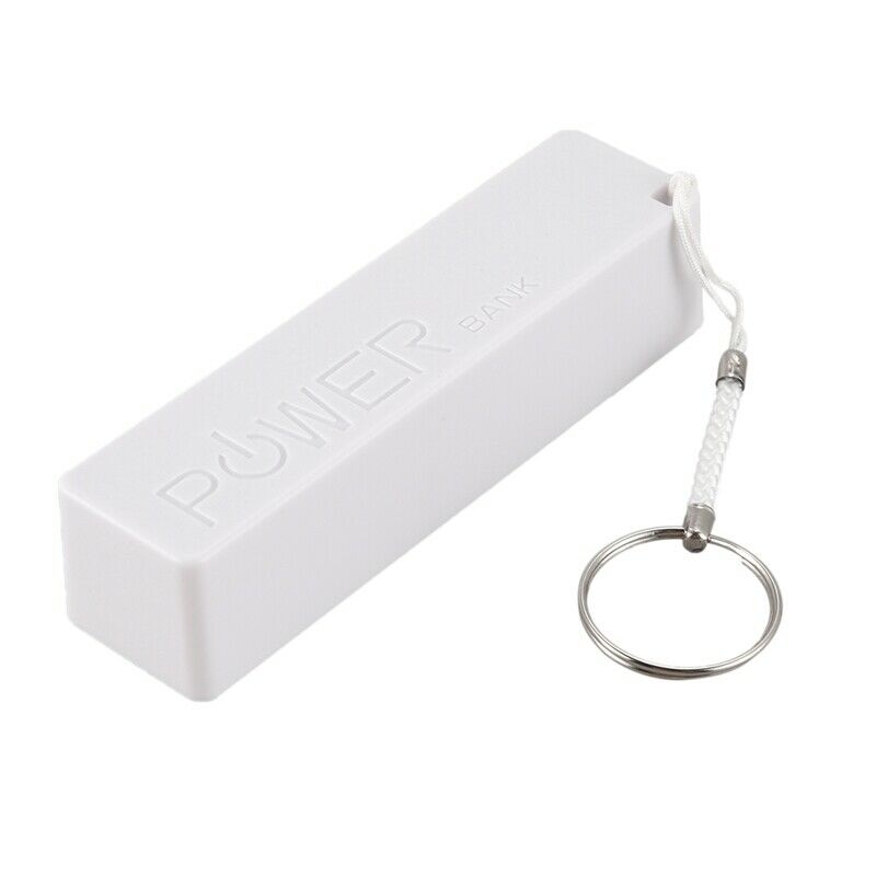 Portable External Power Bank Battery Charger 18650 with Keychain (Without Bat D1