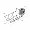 1 New Stainless Steel Kitchen Faucet Shelf Sink BATH Sponge Hanging Rack JNJ