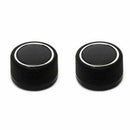 Rear Radio Volume Control Knob Pair Chrome For Buick Cadillac Chevy GMC BR t