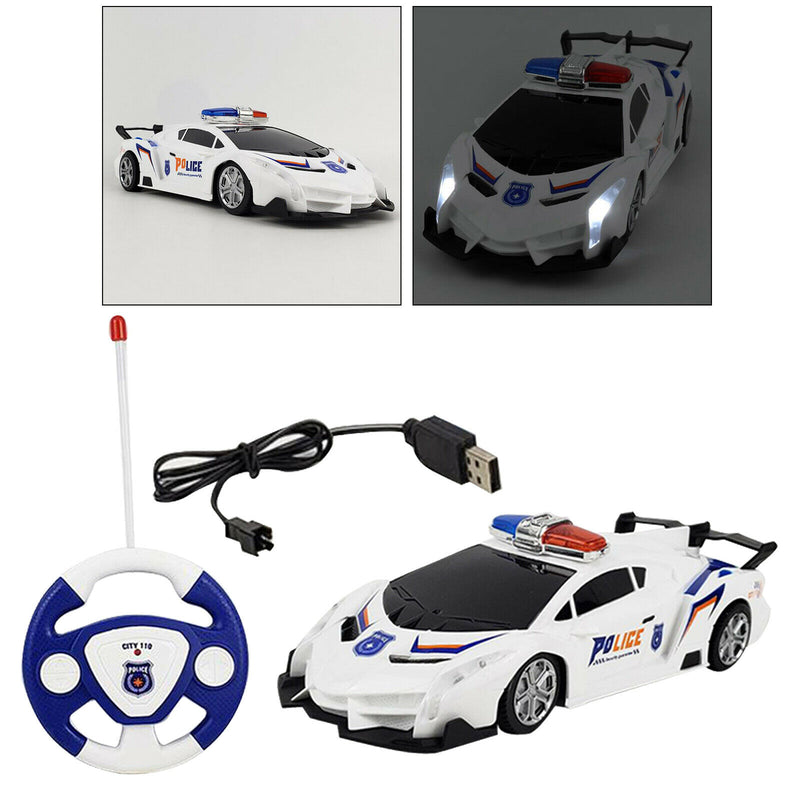 1/22 RC Drift Car Exotic Kids Remote Control Police Sports Cars Cop Chase
