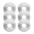 6pcs Activated Carbon Replace Filter for Pet Water Fountain Drink Dispenser