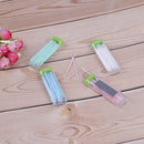 Dental floss toothpicks brush hair 30pcs in plastic mirror box oral health B Bj
