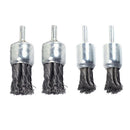 4 Pieces Wire End Brush for Drill Twist Knot Wire End Brush 20 & 25mm For Metal
