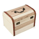 Wooden Piggy Bank Safe Money Box Savings With Lock Wood Carving Handmade