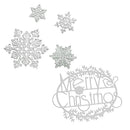 2Pieces Christmas Decor Metal Cutting Dies For Scrapbooking Album Paper Card
