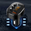 Car U Disk FM Bluetooth Receiver MP3 Player Fast Charge USB Flash Drive Charger