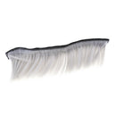 Motorcycle Adhesive Helmet Mohawk Hair Patches Skinhead Costumes Wig Grey